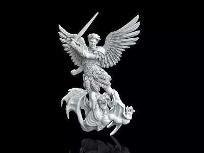 Saint Michael 3D print model