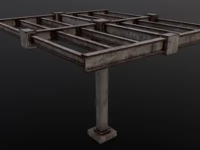Construction Prop 3D Model  Low-poly 3D model