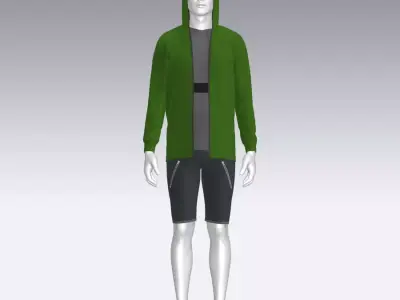 Sport Suit Low-poly 3D model 58