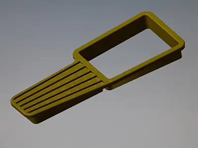 1967-1968 Auto Mustang or Cougar Console to 4spd Shifter Bezel  3D print model