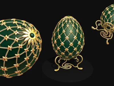 Egg FABERGE R7 3D model