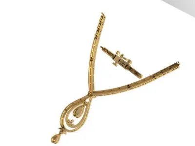 Pear Shape Jewel Full Set 2446 3D print model