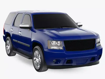 Full-Size SUV Simple Interior Generic 3D model