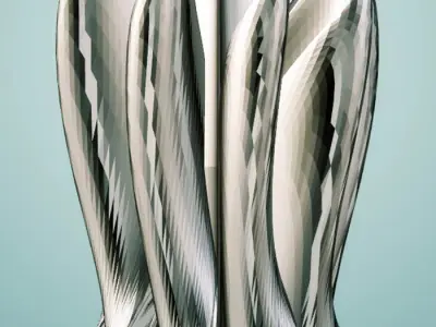 Modern Petal Sculpture 3D print model