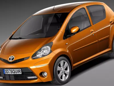 Toyota Aygo 5-door 2013 3D model