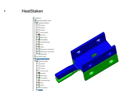 Training documents for warm rivets 3D models 3D CAD set 3D model