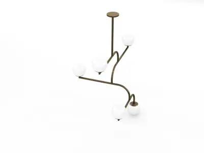 Decorative Ceiling Light Fixture 002 3D model