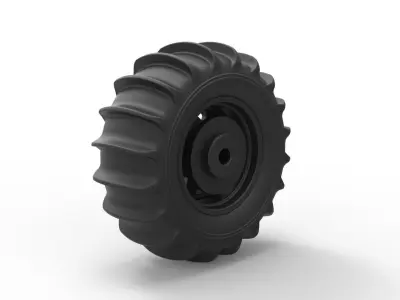 Rear wheel for Dune Buggy 3D print model