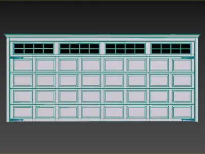 Garage Door 01 3D model