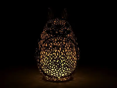 Totoro rabbit sculpture 3D print model