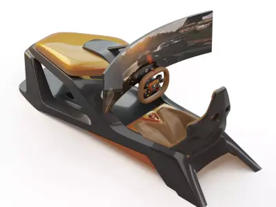 Racing Game Simulator Levitty 3D model