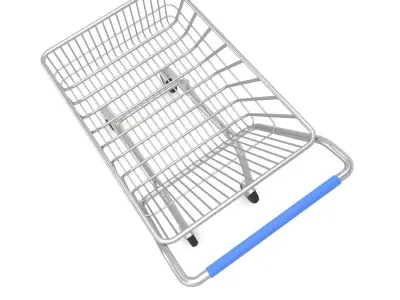 Supermarket Shopping Cart 3D model