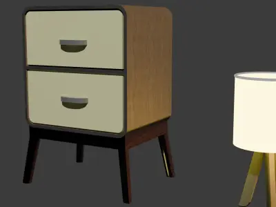 interior essentials 3d models Low-poly 3D model