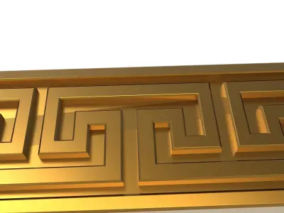 carved frame 3D model 77