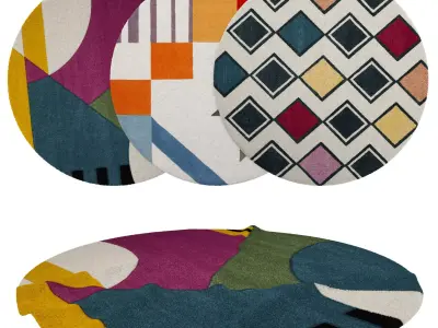 Rugs No 158 Low-poly 3D model