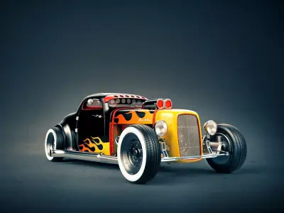 Hot Rod - Lucky 3D model