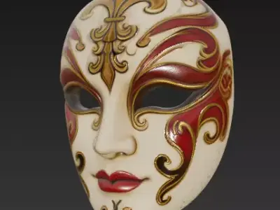 Mascara opera 3D print model