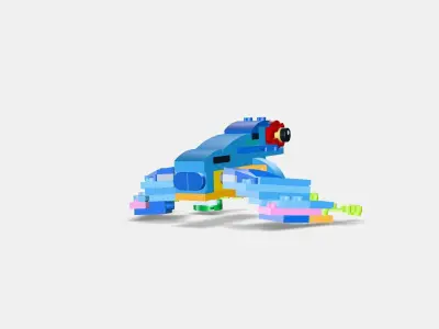 LEGO Creator 3in1 Exotic Parrot 31136 Low-poly 3D model