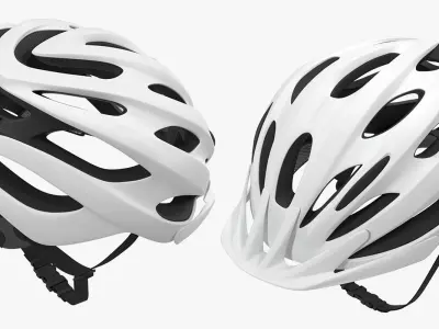 Modern Bicycle Helmet Generic 3D model