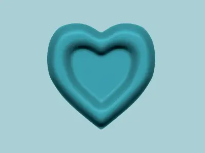 Heart 01 - Molding Arrangement EVA Foam Craft 3D print model