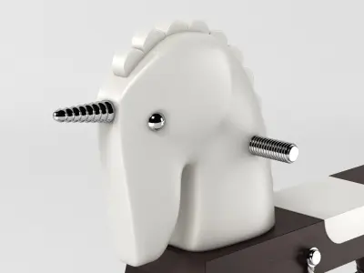 Moooi Arion Rocking Horse 3D model