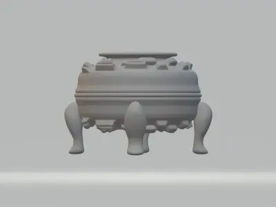 Chinese Ding Furnace Incense 3D print model