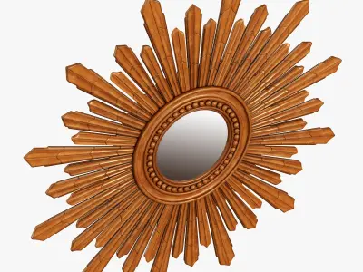 Mirror New Solar Gold 3D model