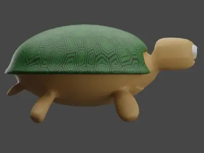 round turtle 3D model