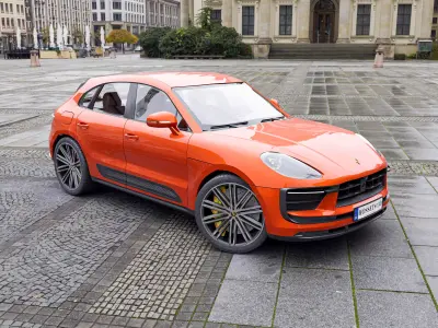 Porsche Macan S 2022 3D model