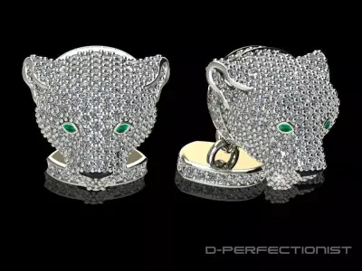 Luxury Diamond Cuffling 3D print model