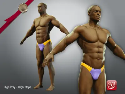 Sport Man B 3D model