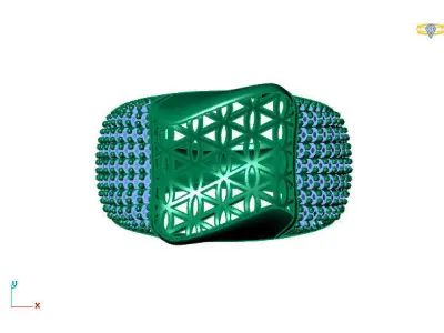Women Ring 3DM Womens Ring 3d models 3D print model 3D print model 3