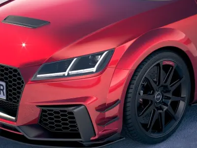 Audi TT RS performance 2018 3D model