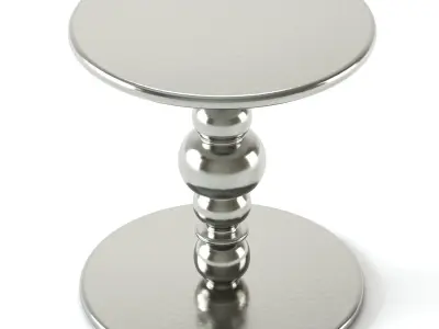 Table Kuf aluminium 3D model