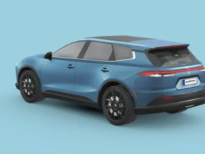 Toyota Crown Signia 2025 Low-poly 3D model