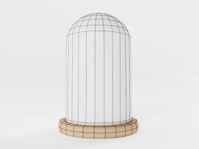 Fairy Lights Jar Low-poly 3D model