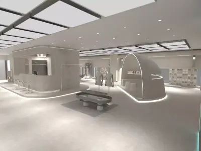 Clothing Shop 2 3D model