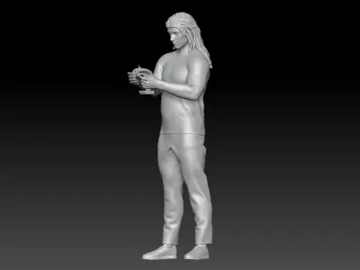 RC CAR RACE CONTROLLER BOY 1 3D print model