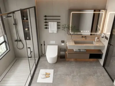 Bathroom 106 3D model