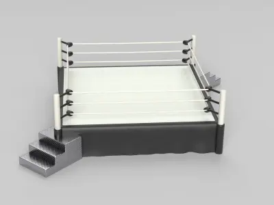 Wrestling Ring 3D model