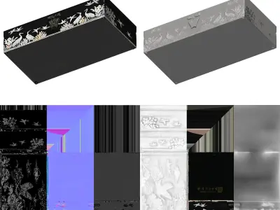 Korean Box Pack 3D model