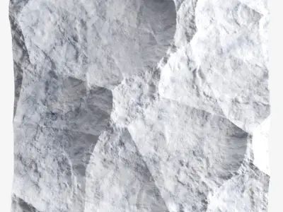 216-RockPanel rock on wall 3D model
