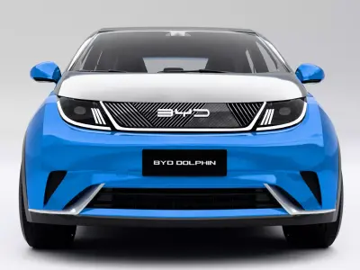 BYD Dolphin EV Low-poly 3D model