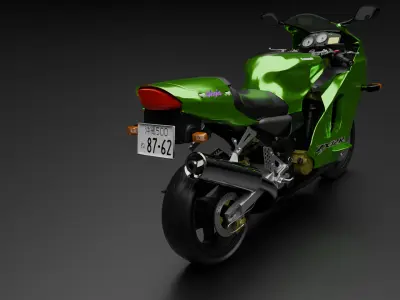 2000 Kawasaki Ninja ZX12R 3D model
