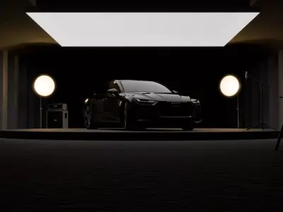 Audi A7 3D model by dhruvsadhu