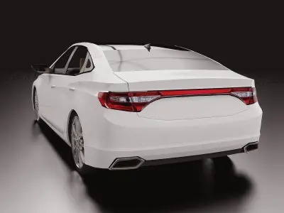 2016 Hyundai Azera LP Low-poly 3D model