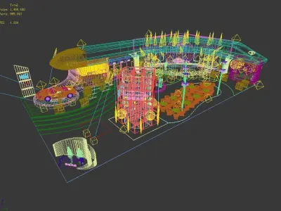 Exhibition - Area - 34X19-3DMAX2009-05 3D model