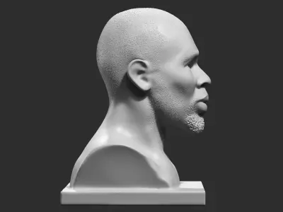 human head modern sculpture 3d print model 85 3D print model