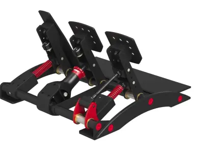 Fanatec Clubsport Pedals V3 3D model