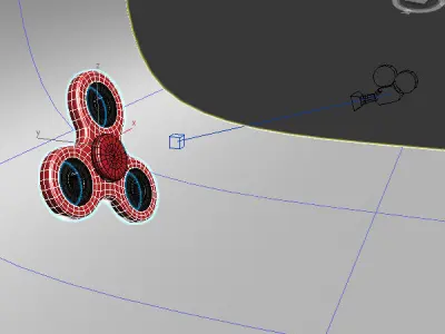 Fidget spinner 3D model